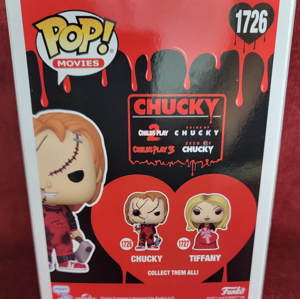 Chucky funko # 1726 (nib) With pop protector - Picture 7 of 7